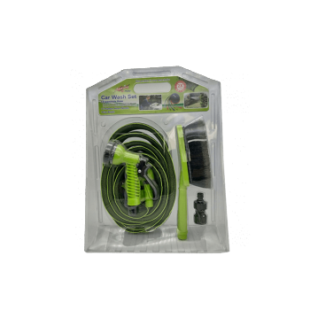3-in-1 Car Wash Set with Expandable Garden Hose