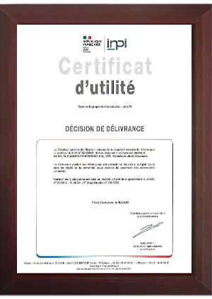 Patent Certificate - France